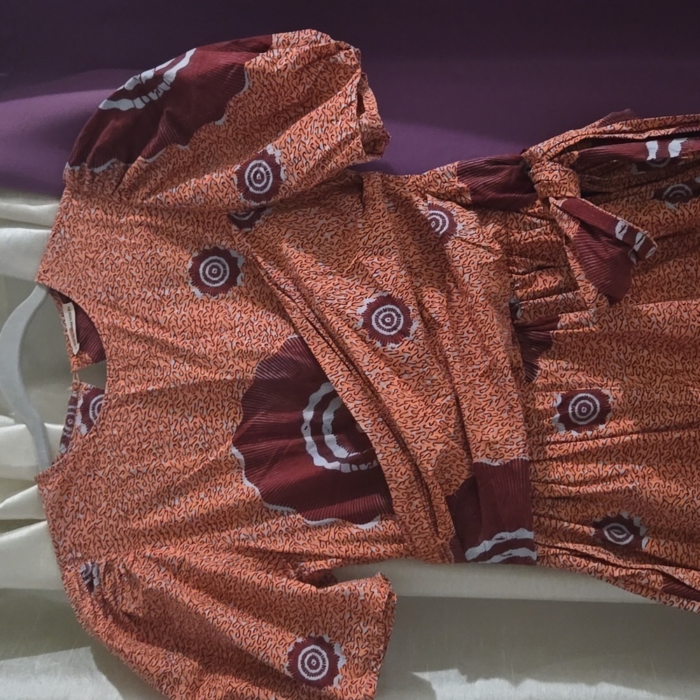Ulla Johnson Rust and Burgundy Maxi Skirt - Picture 6 of 11